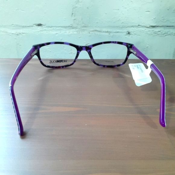 NEW Victorious, eyeglass frame, Prescription-ready Purple glasses, 50-17-135 - Picture 5 of 7